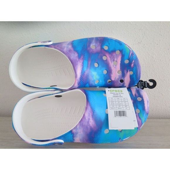 Crocs 206868-90H Men's Sz 8 Women's 10 Classic Out Of This World Slip-On Clogs - Picture 5 of 12